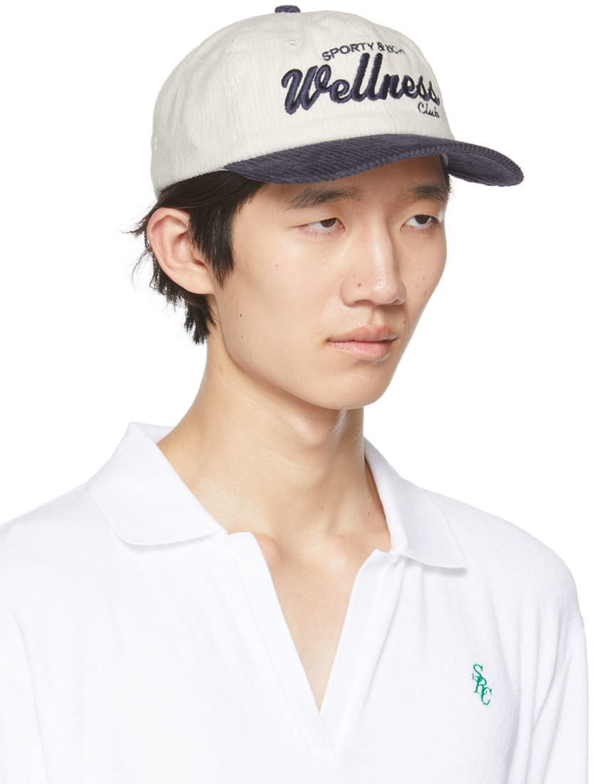 Sporty & Rich White Wellness Club Cap Sporty & Rich