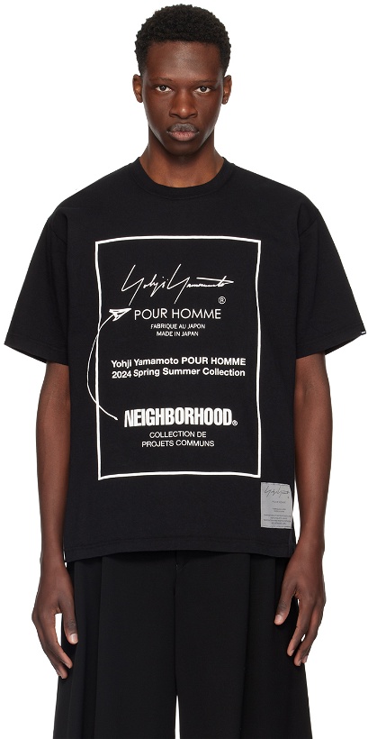 Photo: YOHJI YAMAMOTO Black NEIGHBORHOOD Edition T-Shirt