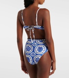Farm Rio Tile Dream printed bikini top