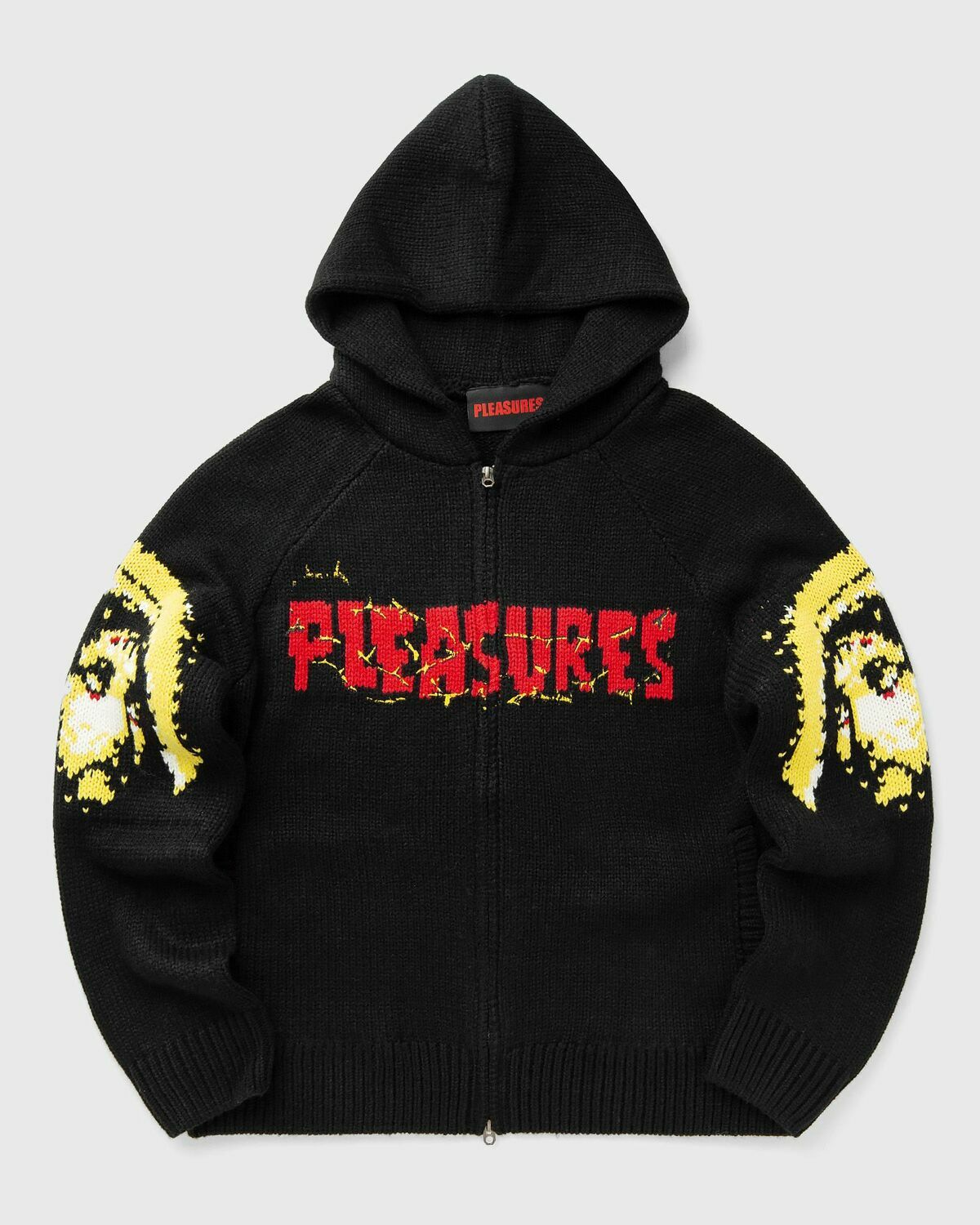 Pleasures CHOSEN KNITTED HOODIE Black Mens Pullovers/Zippers & Cardigan