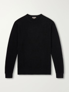 N.PEAL - Oxford Cashmere Sweater - Black
