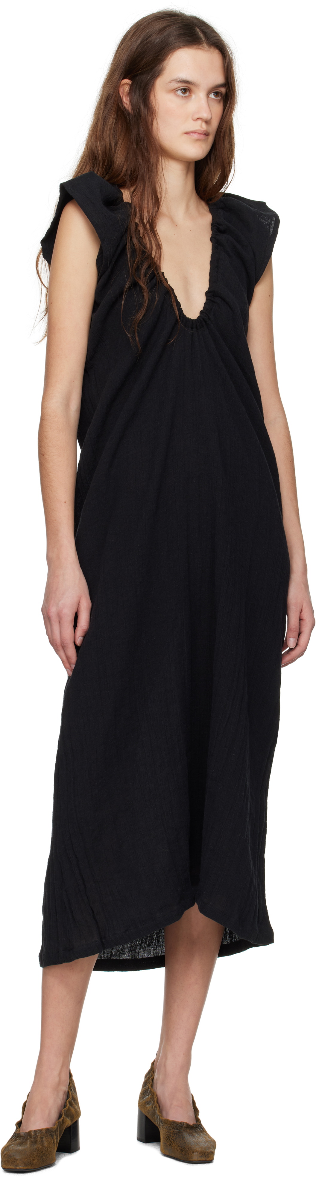 Baserange Black Max Maxi Dress
