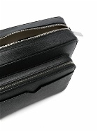 VALEXTRA - V-line Reporter Leather Crossbody Bag