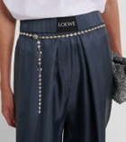 Loewe Crystal-embellished chain belt