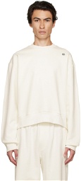 Recto SSENSE Exclusive Off-White Embroidered Sweatshirt