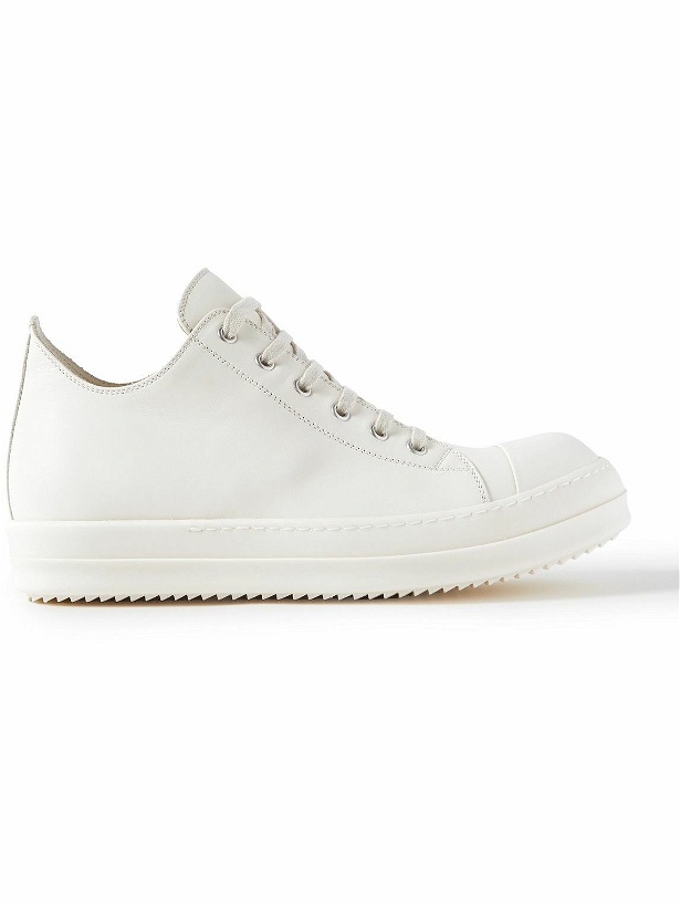 Photo: Rick Owens - Leather Sneakers - White