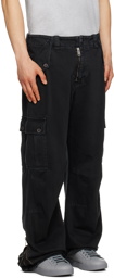 Dolce & Gabbana Black Faded Cargo Pants