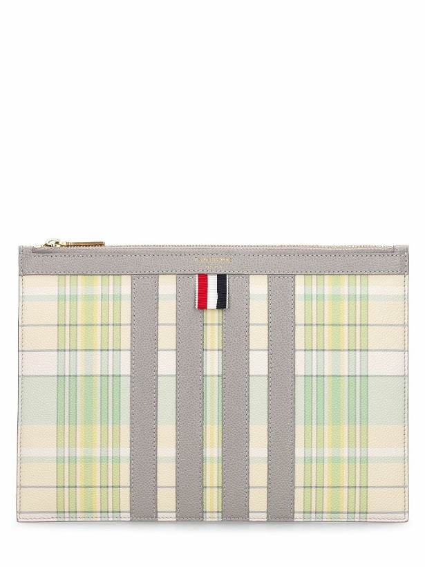 Photo: THOM BROWNE - Small Striped Leather Document Holder