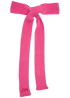 Damson Madder Striped Knitted Hair bow - Pink - One Size
