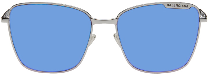 Photo: Balenciaga Gunmetal Square Sunglasses