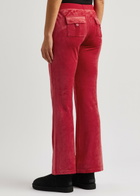 Juicy Couture Caisa Logo Velour Sweatpants Red