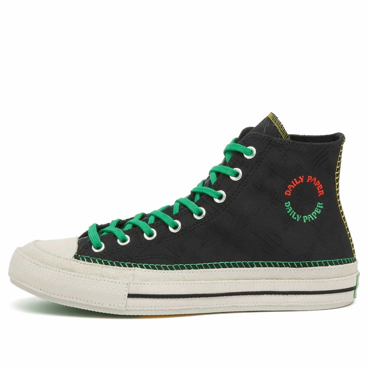 Photo: Converse x Daily Paper Chuck 70 in Black/Egret/Multi