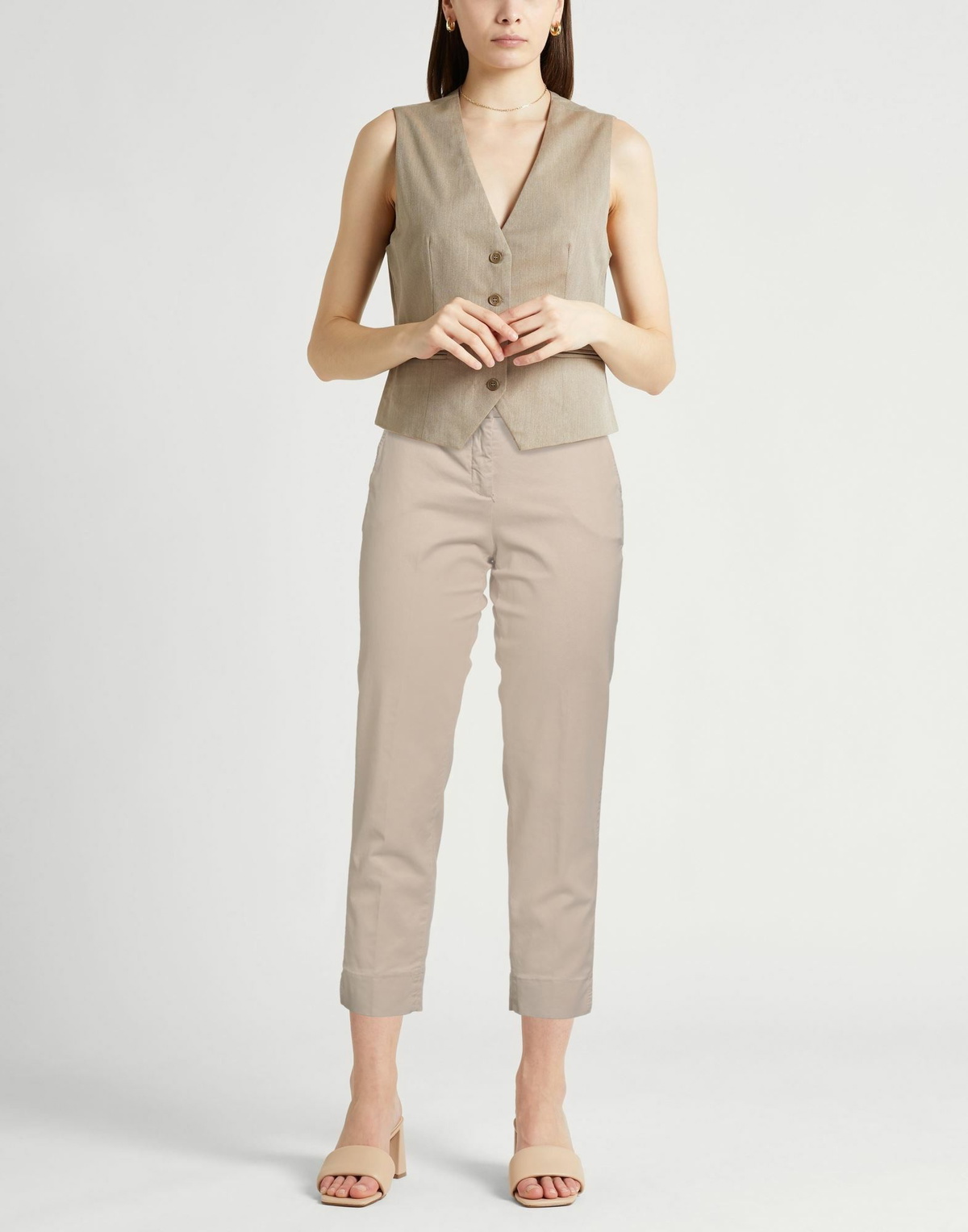 Peserico Womens Jeans in Beige