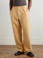 Federico Curradi - Straight-Leg Linen Trousers - Neutrals