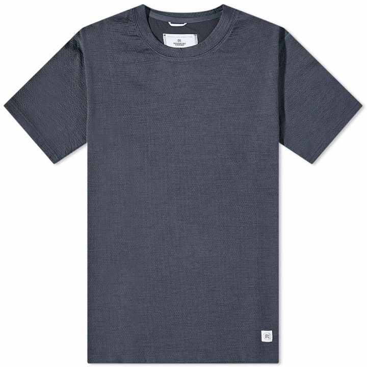 Photo: Reigning Champ Men's Solotex Mesh T-Shirt in Midnight