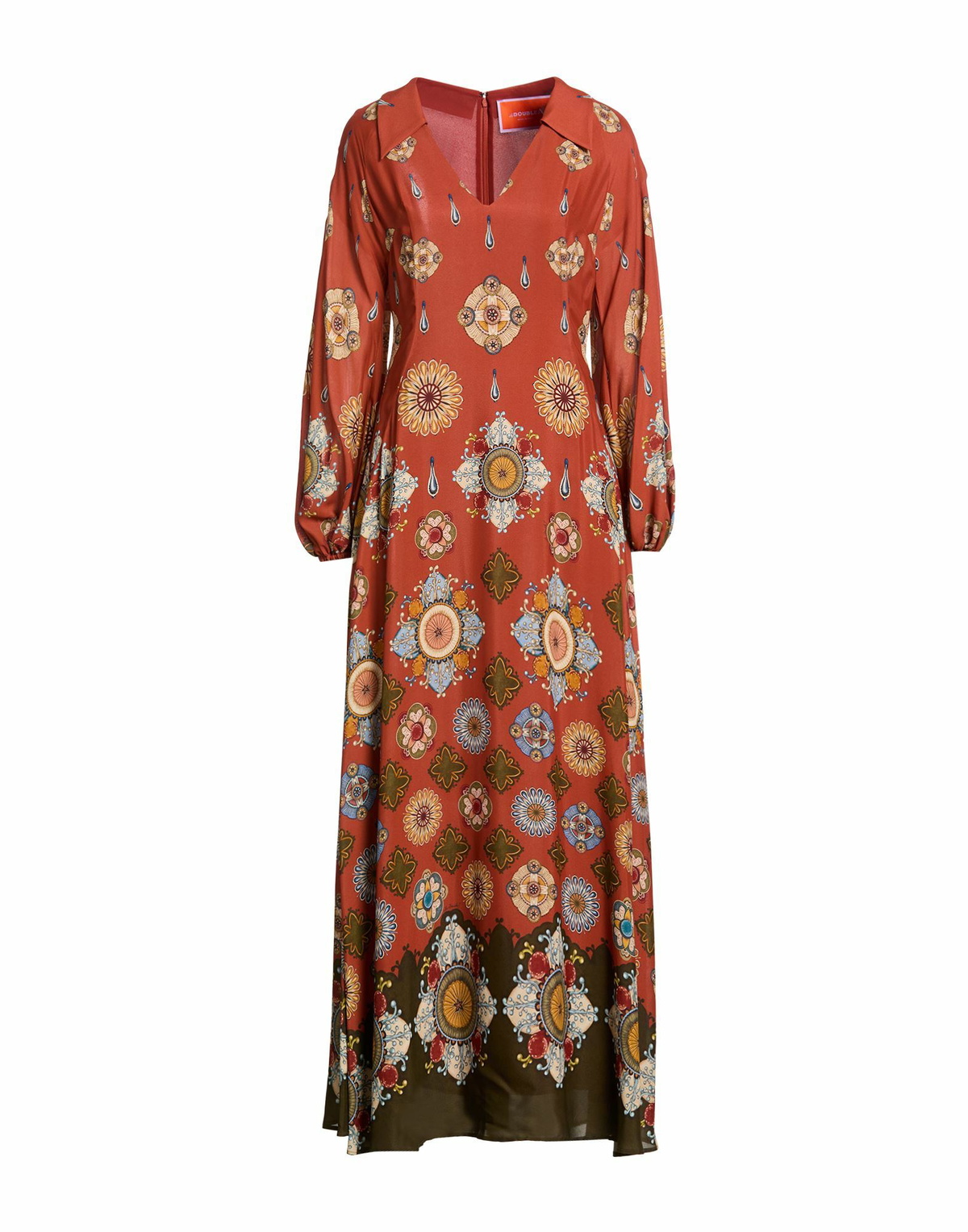 La Doublej Womens Maxi dress Rust