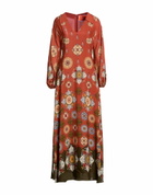 La Doublej Womens Maxi dress Rust