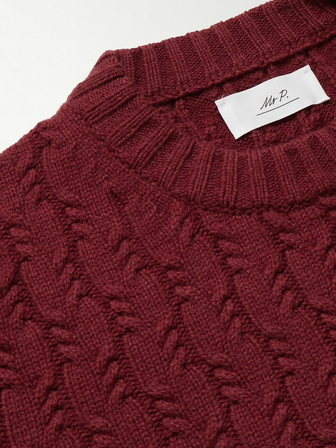 Maroon cable 2024 knit sweater