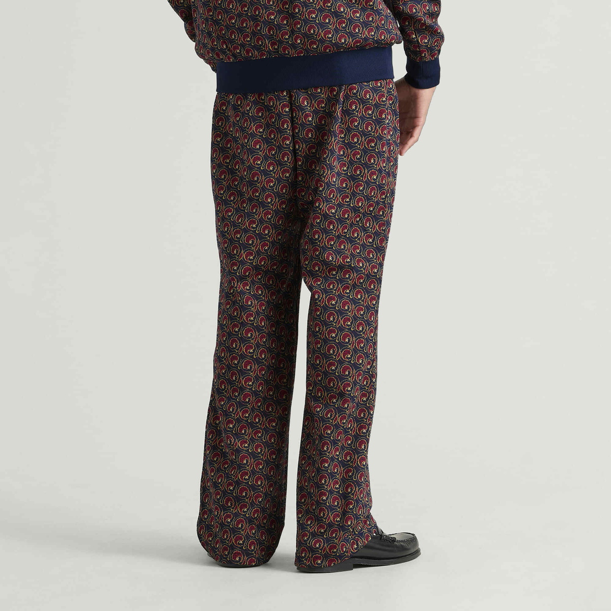 Needles Men's Poly Jacquard Track Pants in Vortex