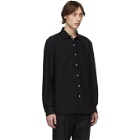 Eidos Black Classic Button-Down Shirt