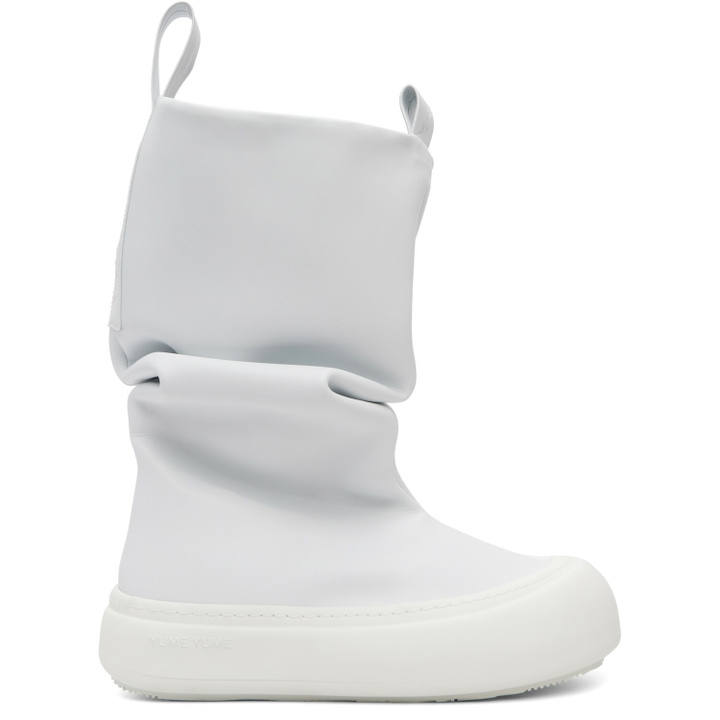 Photo: YUME YUME SSENSE Exclusive Off-White Low Fisherman Chelsea Boots