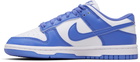 Nike White & Purple Dunk Low Sneakers