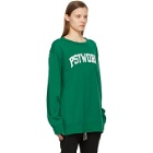 Undercover Green Psyworld Sweatshirt