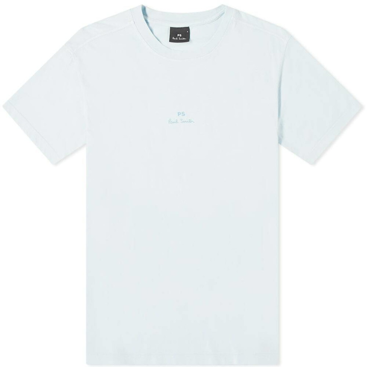 Photo: Paul Smith Men's Chest Logo T-Shirt in Light Blue