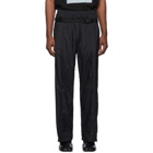 Maison Margiela Black Nylon Trousers