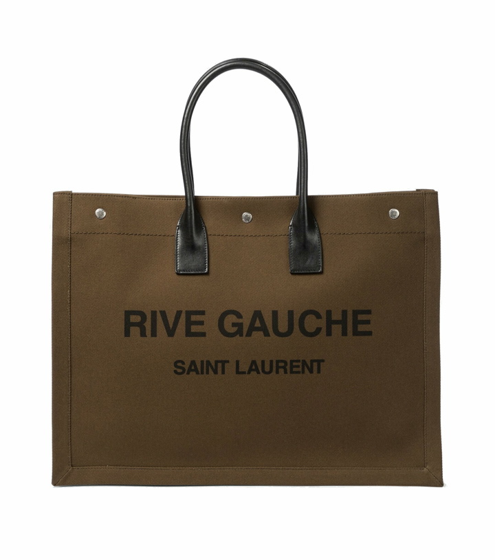Photo: Saint Laurent - Rive Gauche canvas tote bag