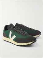 Veja - Rio Branco Leather and Rubber-Trimmed Alveomesh and Suede Sneakers - Green