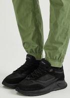Cleens Essential Runner Evo Panelled Mesh Sneakers Black