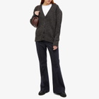 A.P.C. Theophile Donegal Cardigan in Anthracite