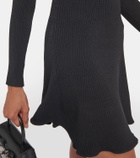Self-Portrait Embellished cutout minidress
