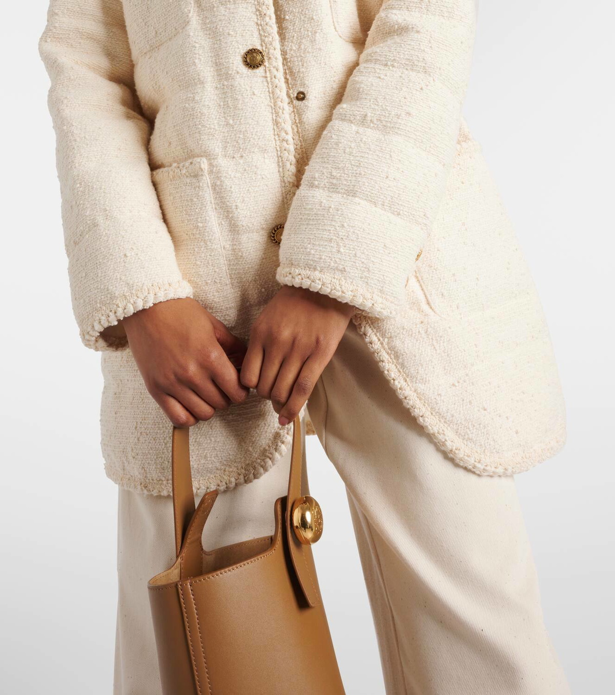 Moncler Epafo bouclé coat Moncler Moncler Epafo bouclé coat Moncler