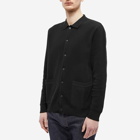 Sunspel Men's Knitted Jacket in Black