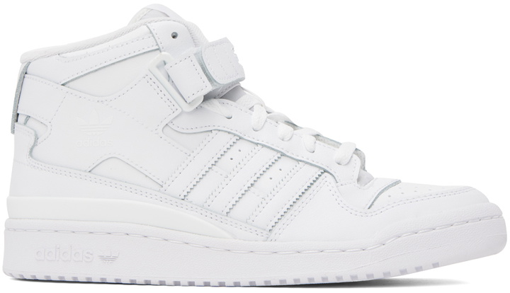 Photo: adidas Originals White Forum Sneakers