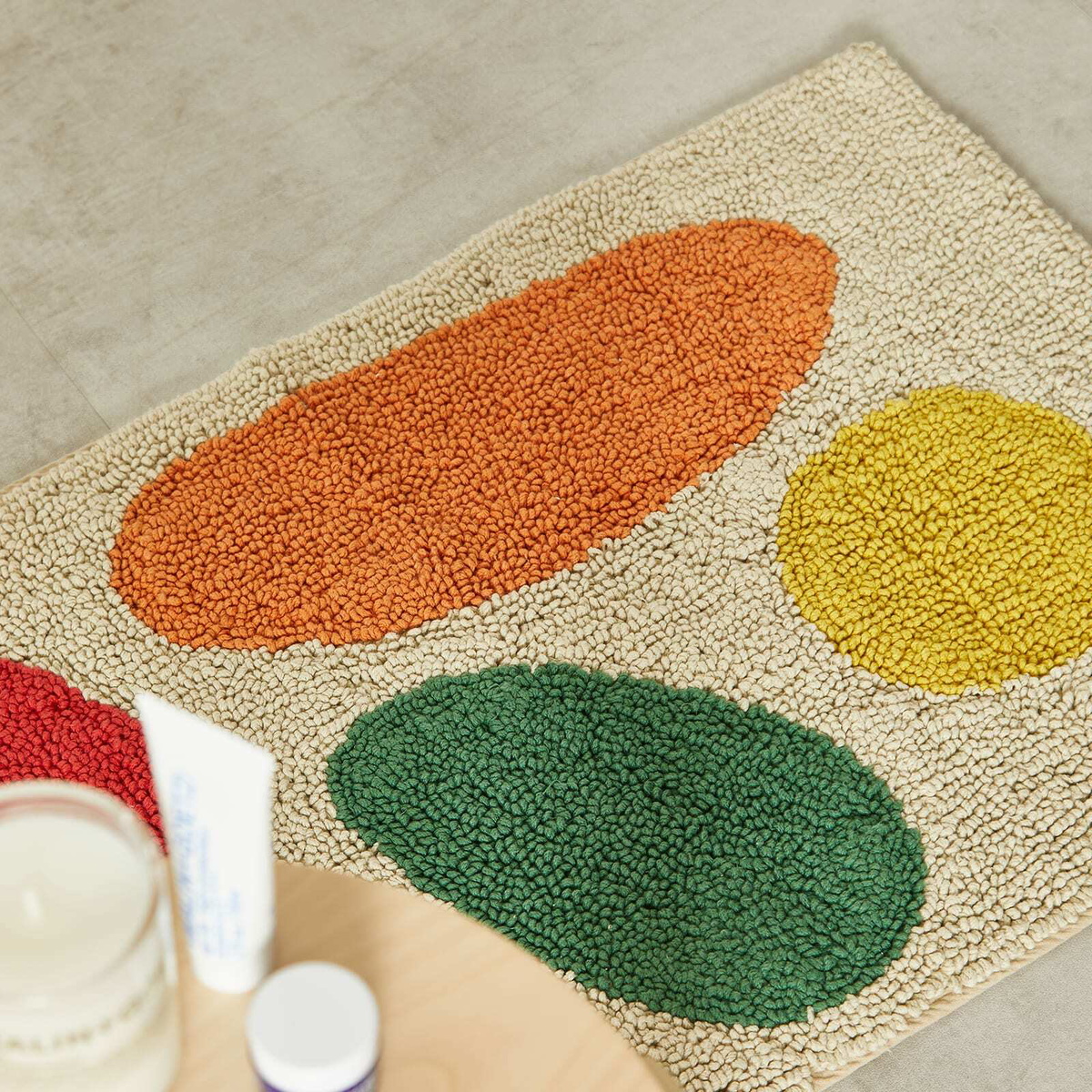 The Conran Shop Abstract Bath Matt in Multi The Conran Shop