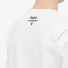 Men's AAPE Foil Camo Union T-Shirt in White