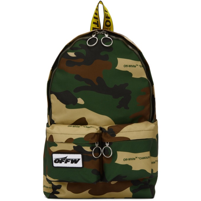 Photo: Off-White Multicolor Camouflage Backpack