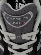 New Balance - 990v6 Leather-Trimmed Suede and Mesh Sneakers - Black