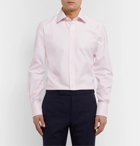 TOM FORD - Slim-Fit Checked Cotton Shirt - Pink