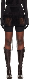 KNWLS Black Paris Skort