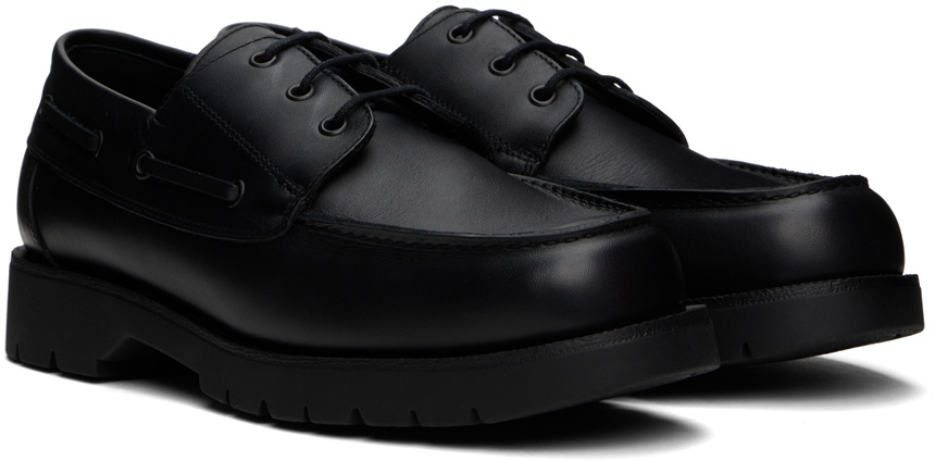KLEMAN Black Donato Boat Shoes