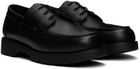 KLEMAN Black Donato Boat Shoes