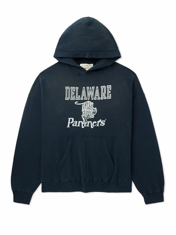 Photo: Remi Relief - Printed Cotton-Jersey Hoodie - Black