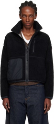 Canada Goose Black Simcoe Zip Up Fleece Sweater