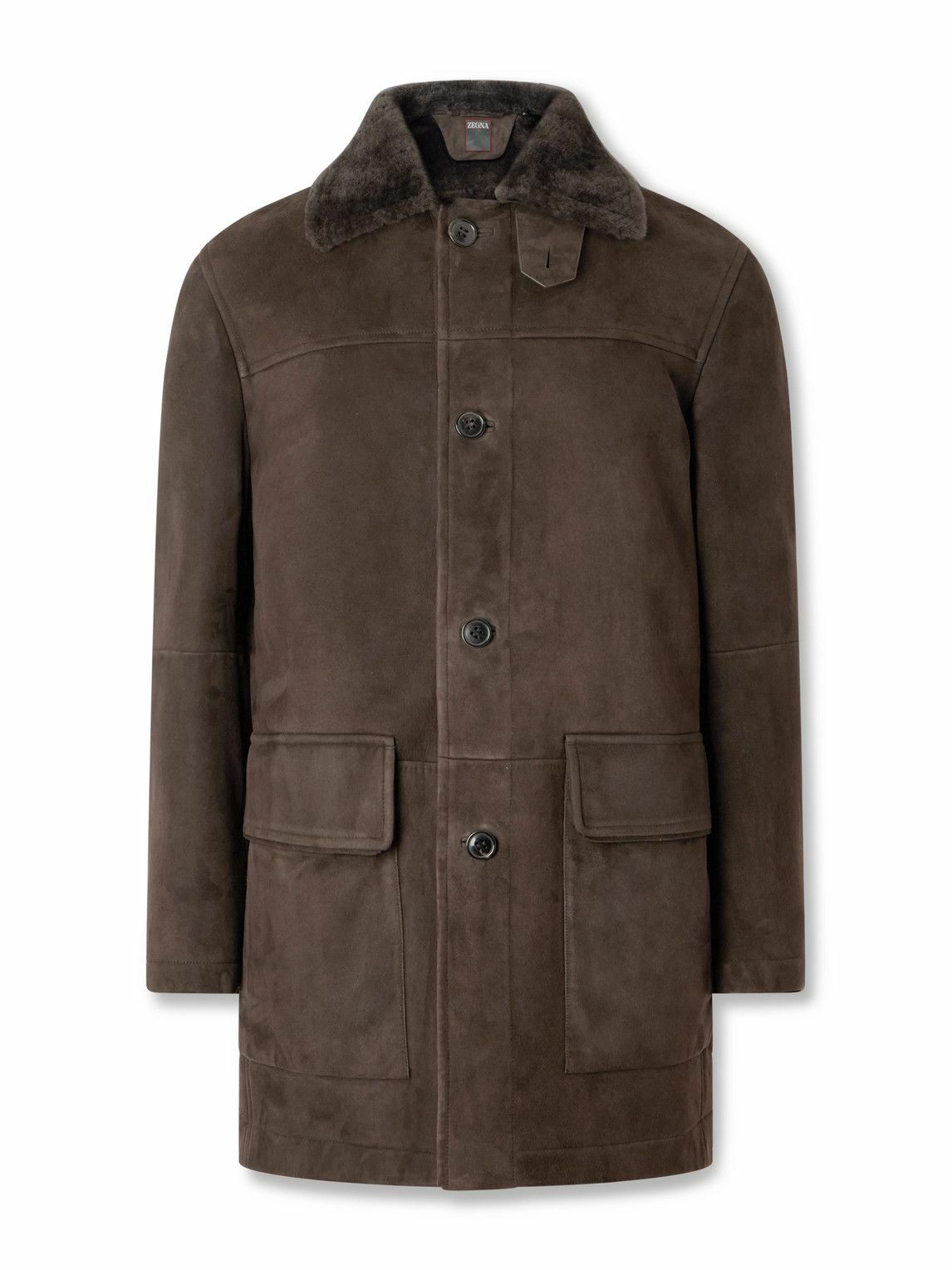 Zegna - Shearling Coat - Brown