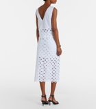 Max Mara Zorro macramé midi skirt