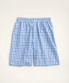 Brooks Brothers Men's Check Short Pajamas | Blue